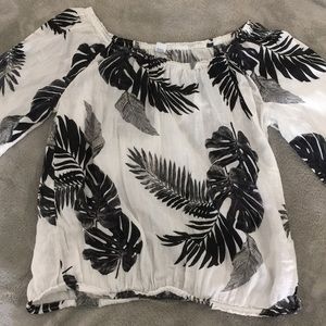 Palm Tree Off the Shoulder Top 🌴